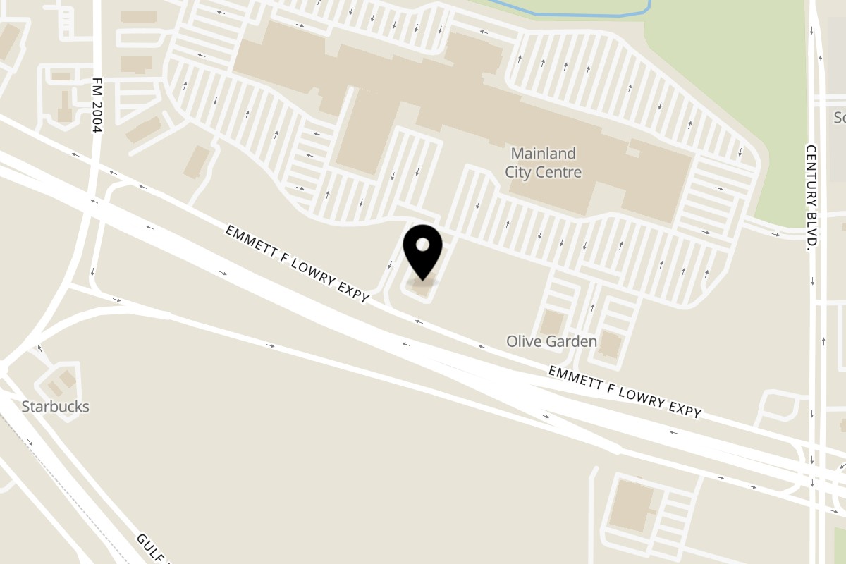 Map showing the location of Beyond Burger on 10510 Emmett F Lowry Expy in Texas City